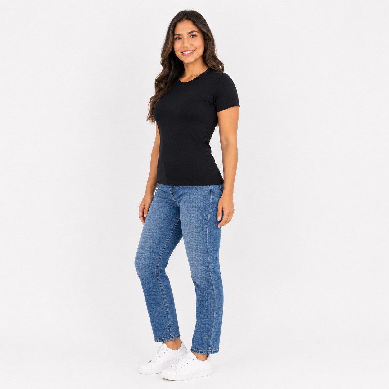 camiseta-baby-look-feminina-preta-04-lateral-tres-quartos