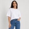 Camiseta Oversized Feminina Lisa 100% Algodao Menegotti Camiseta Oversized Feminina Lisa 100% Algodao Menegotti