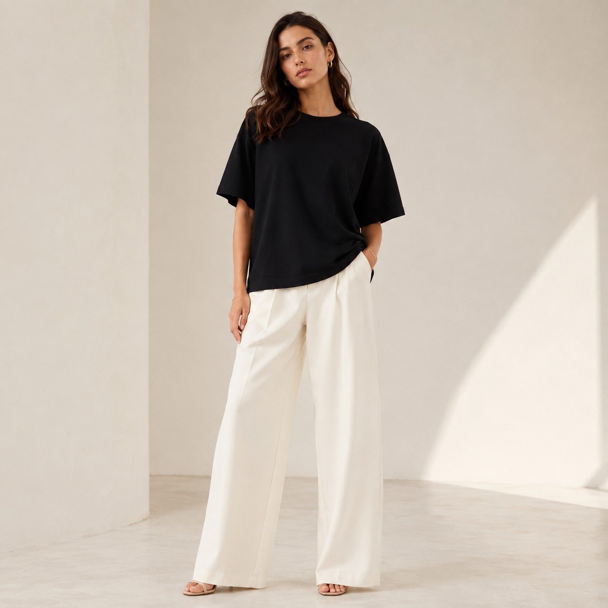 Camiseta Oversized Feminina Lisa 100% Algodao Menegotti Camiseta Oversized Feminina Lisa 100% Algodao Menegotti
