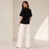 Camiseta Oversized Feminina Lisa 100% Algodao Menegotti Camiseta Oversized Feminina Lisa 100% Algodao Menegotti