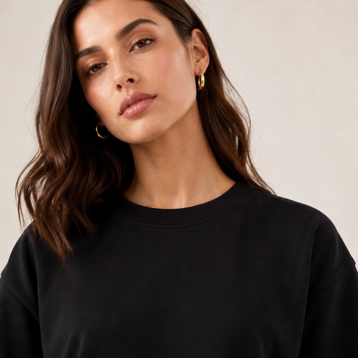 Camiseta Oversized Feminina Lisa 100% Algodao Menegotti Camiseta Oversized Feminina Lisa 100% Algodao Menegotti