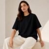 Camiseta Oversized Feminina Lisa 100% Algodao Menegotti Camiseta Oversized Feminina Lisa 100% Algodao Menegotti