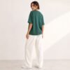 Camiseta Oversized Feminina Lisa 100% Algodao Menegotti Camiseta Oversized Feminina Lisa 100% Algodao Menegotti