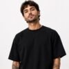 camiseta-oversized-masculina-preta-04-close-gola-ribana