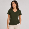 gola-v-verde-militar-modelo-frente